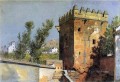 Vista desde la Alhambra España paisaje Luminismo William Stanley Haseltine